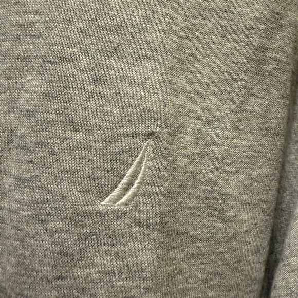 Nautica Gray Quarter Zip Sweatshirt - Picture 4 of 5